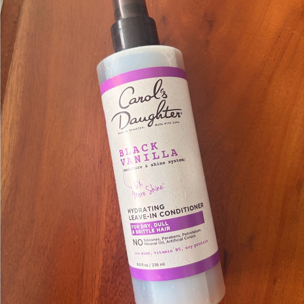 Black Vanilla Hydrating Leave-In Conditioner